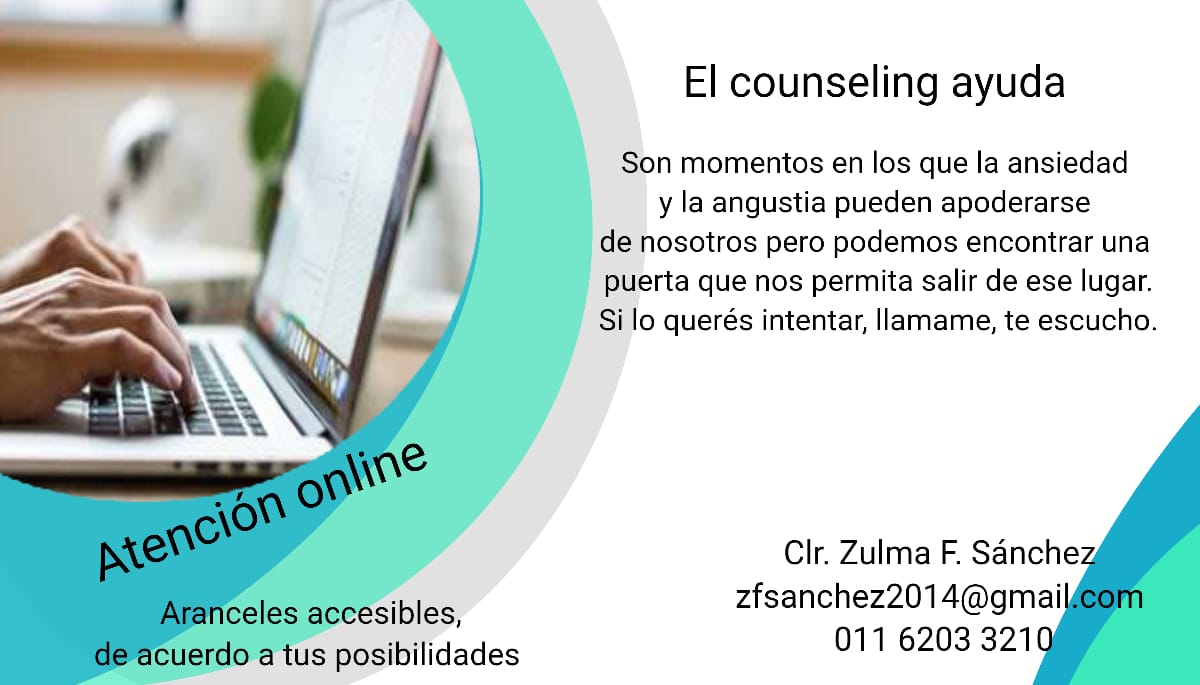 Zulma Sanchez – Consultora Psicológica