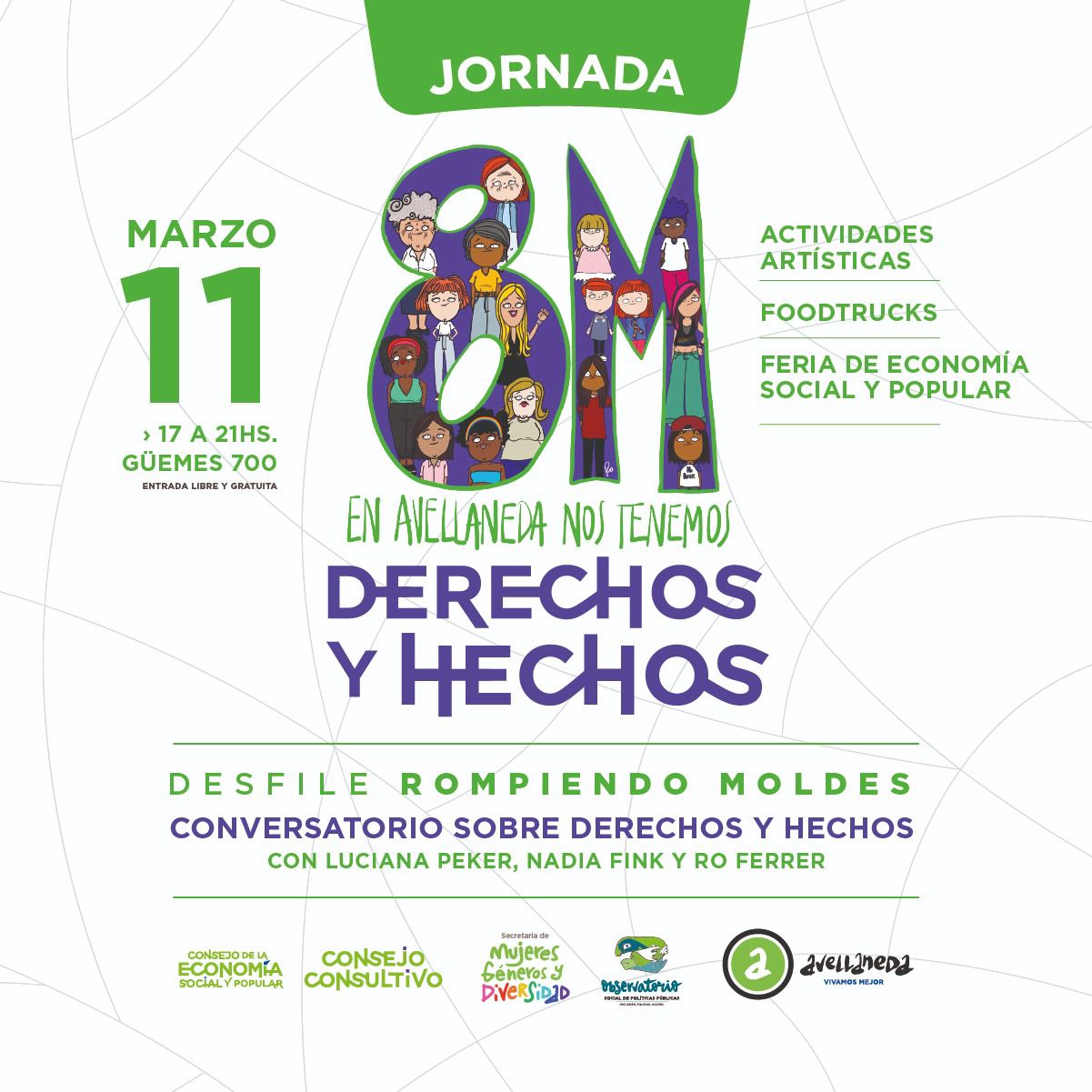 💜 #8M: DERECHOS Y HECHOS 💚- Edición 2022