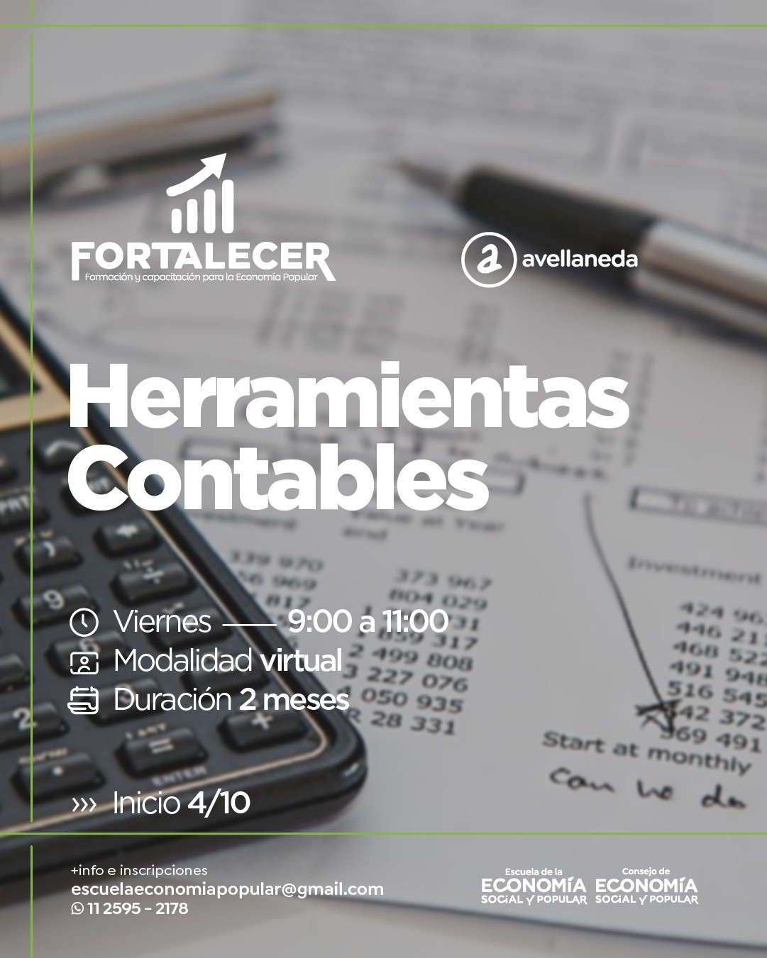 📝INSCRIPCIONES ABIERTAS A NUEVOS CURSOS DEL PROGRAMA FORTALECER