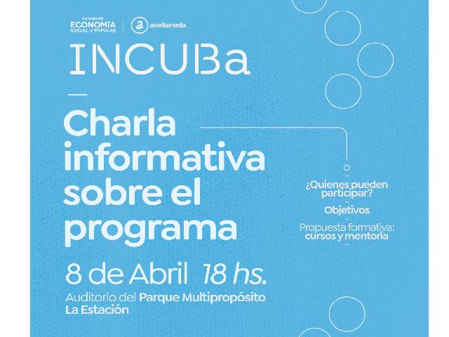 Charla informativa sobre INCUBA