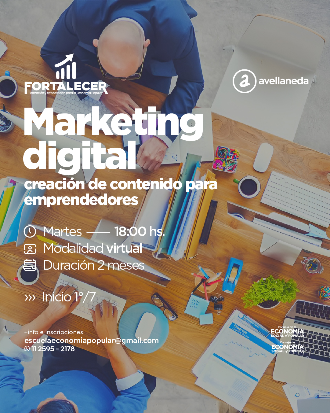 📚FORTALECER 2025: Formación y capacitación para la Economía Social y Popular INSCRIPCIONES ABIERTAS – CUPOS LIMITADOS