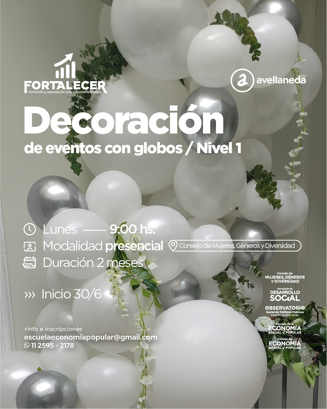 📚FORTALECER 2025: Formación y capacitación para la Economía Social y Popular INSCRIPCIONES ABIERTAS – CUPOS LIMITADOS