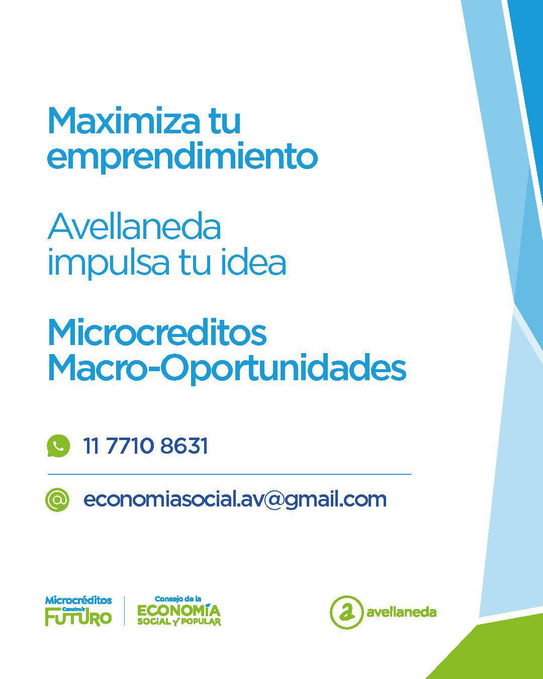✅Ampliamos las líneas de financiamiento del Programa de MICROCRÉDITOS