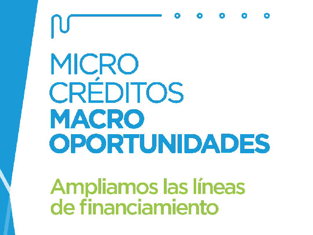 ✅Ampliamos las líneas de financiamiento del Programa de MICROCRÉDITOS