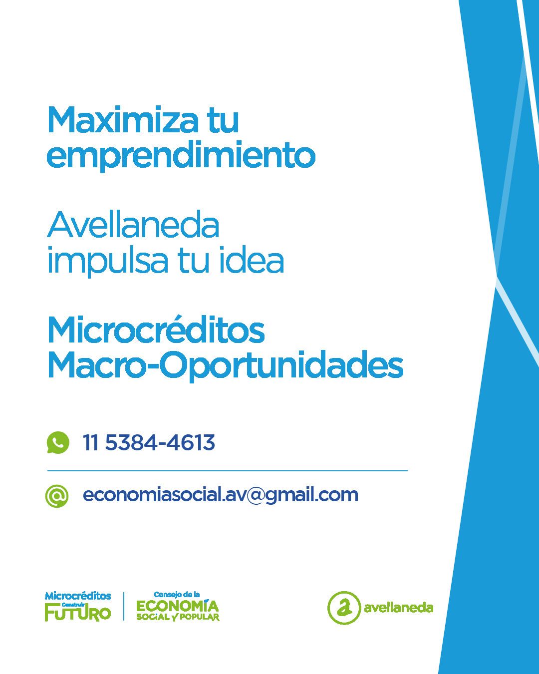 ✅Ampliamos las líneas de financiamiento del Programa de MICROCRÉDITOS