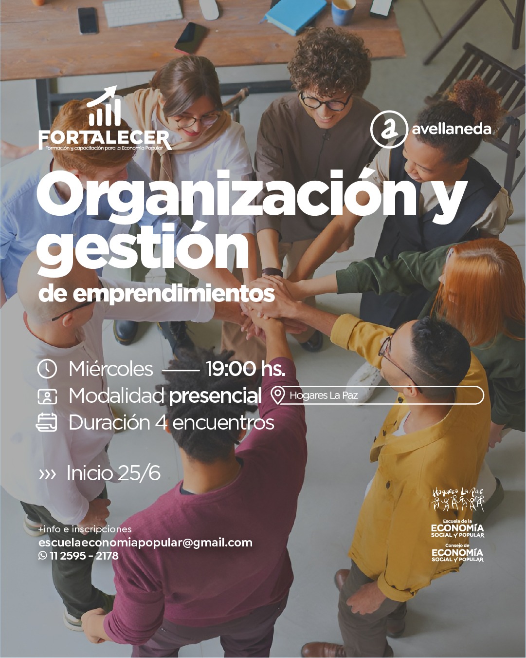 FORTALECER 2025: Formación y capacitación para la Economía Social y Popular. INSCRIPCIONES ABIERTAS – CUPOS LIMITADOS